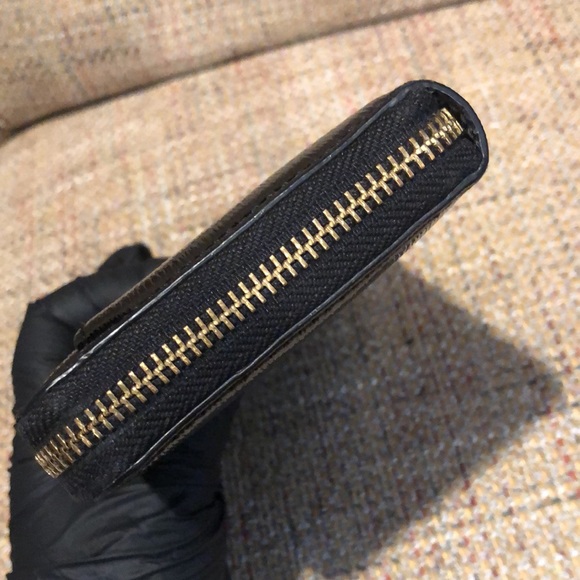 KATE SPADE Black Leather Full Zipper Continental Wallet with Full Coin Section - Picture 8 of 16